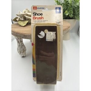 Vtg Empire Shoe Brush 1982 New Made in USA